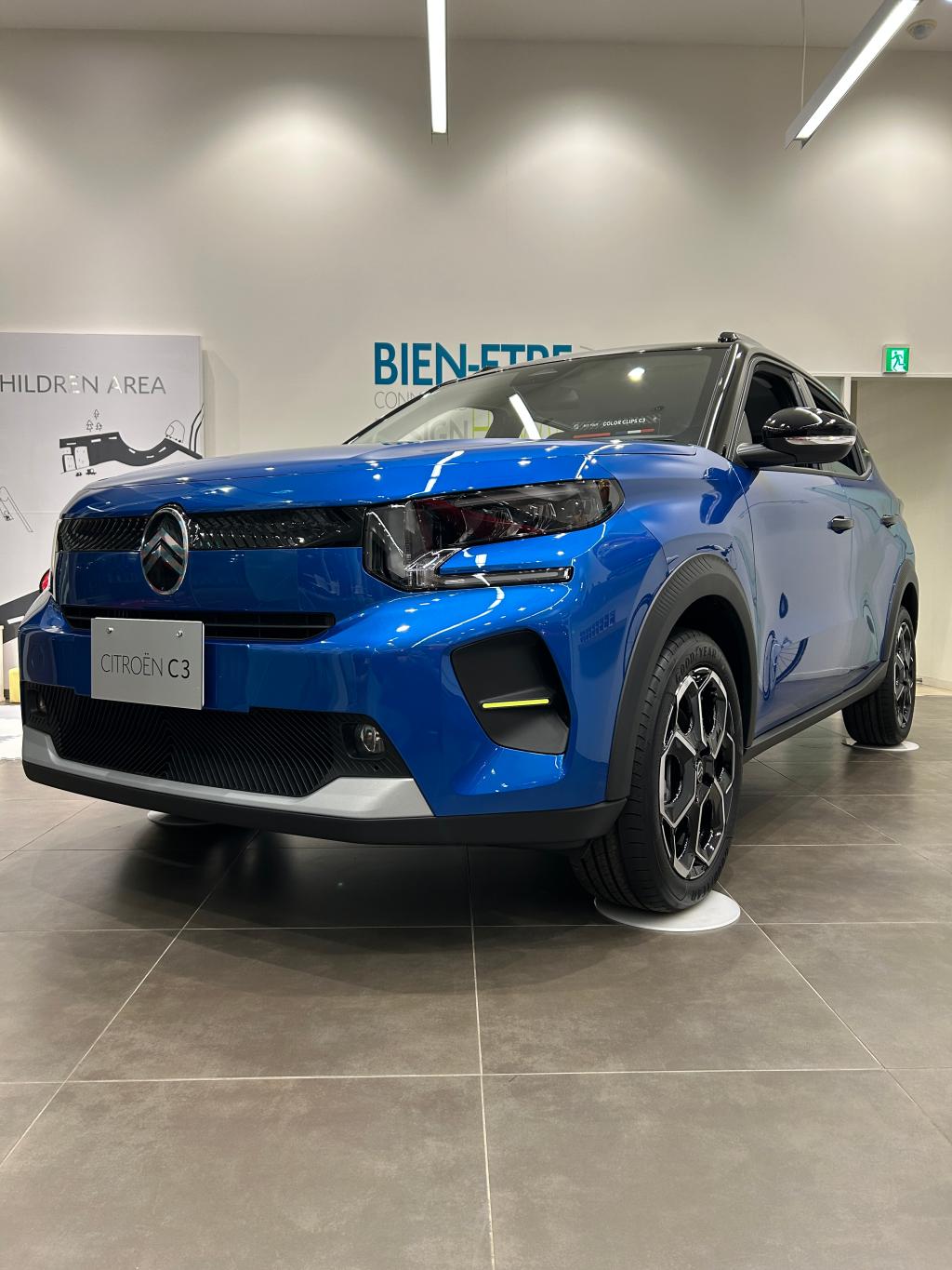 新型C3展示中です！